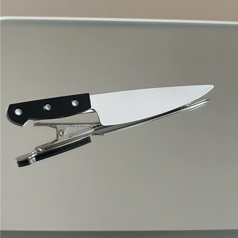 Butcher Knife Hair Clip
