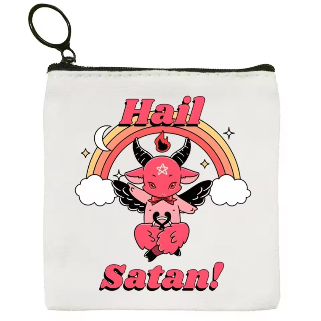 Hail Satan Small Pouch